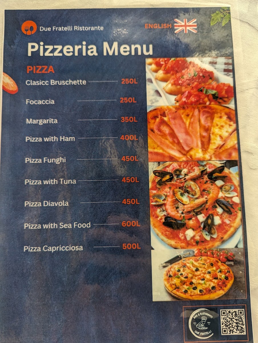 Menu Due Fratelli Bar & Ristorante-6